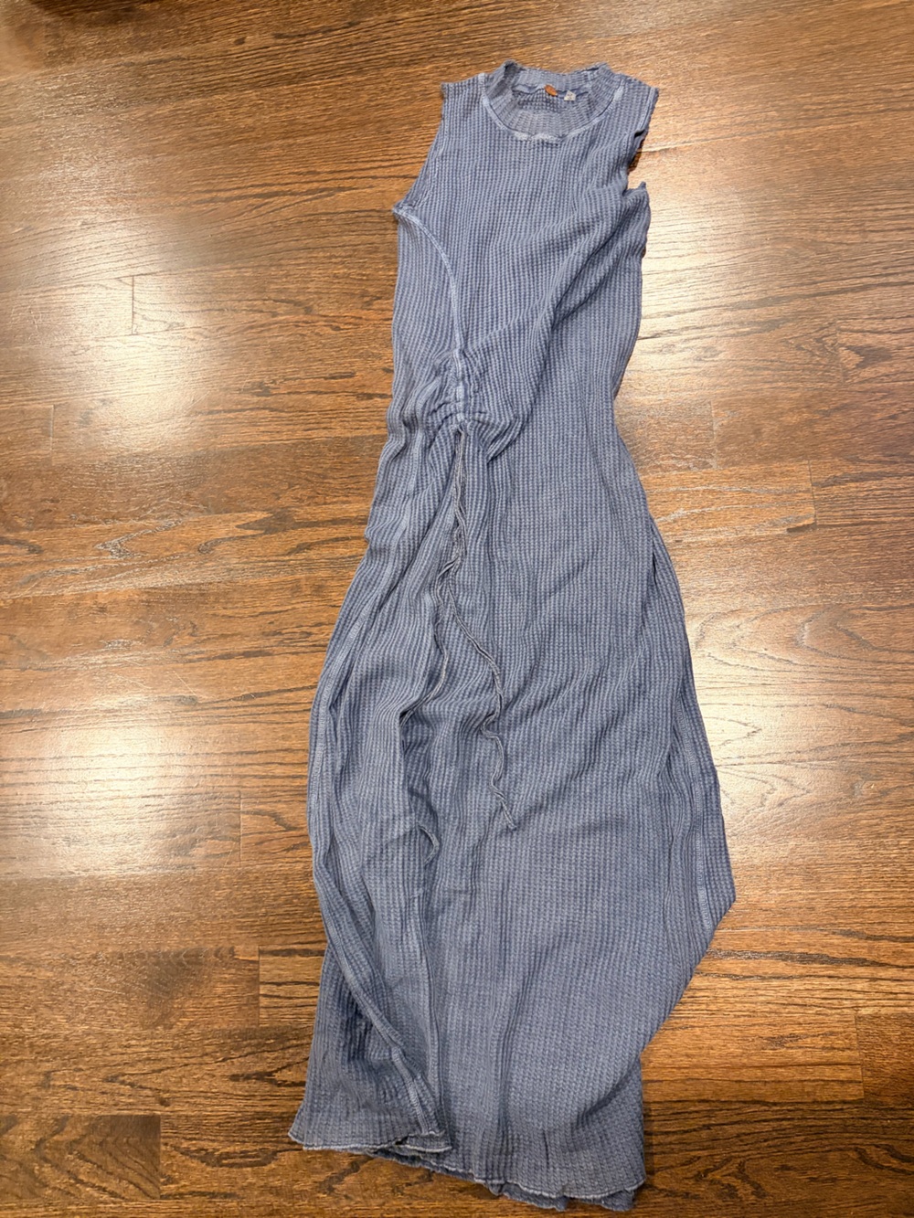 Free People Sleeveless Maxi Dress in Dusty Blue
